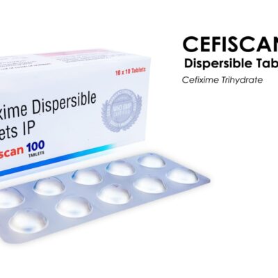 CEFISCAN-100 TAB<br> Cefixime 100mg Dispersible Tab
