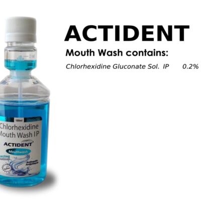 ACTIDENT Mouth Wash<br> with Measuring Pump Chlorhexidine 0.2%