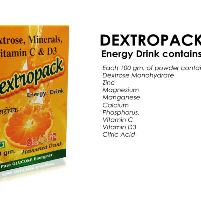 DEXTROPACK  100gm<br> Dextrose,Minerals,Vitamin C & D3