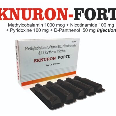 EKNURON–FORTE  INJ<br> Methylcobmin 1000  Nicotinamide 100 mg+Pyridoxin 100 D Panth 50mg