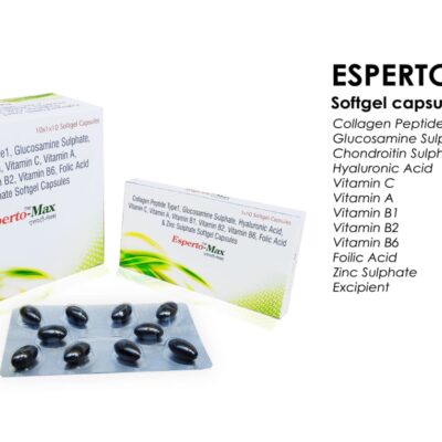Esperto Max<br>Collagen Peptide-II +Food Supplements & other ingredients to repair cartilage
